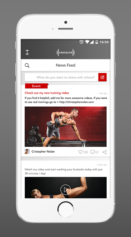 CrossLife - Social CrossFit app for iOS and Android screenshot 2