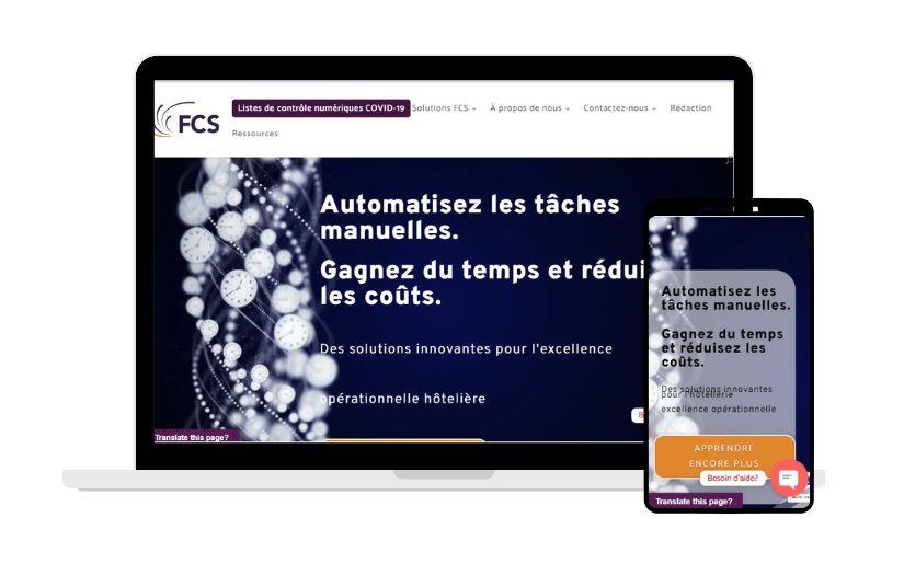Portfolio of Website & App Translation Projects screenshot 1