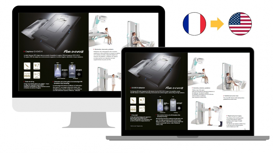 Portfolio of Medical Devices Translation Projects - Fujifilm screenshot 2