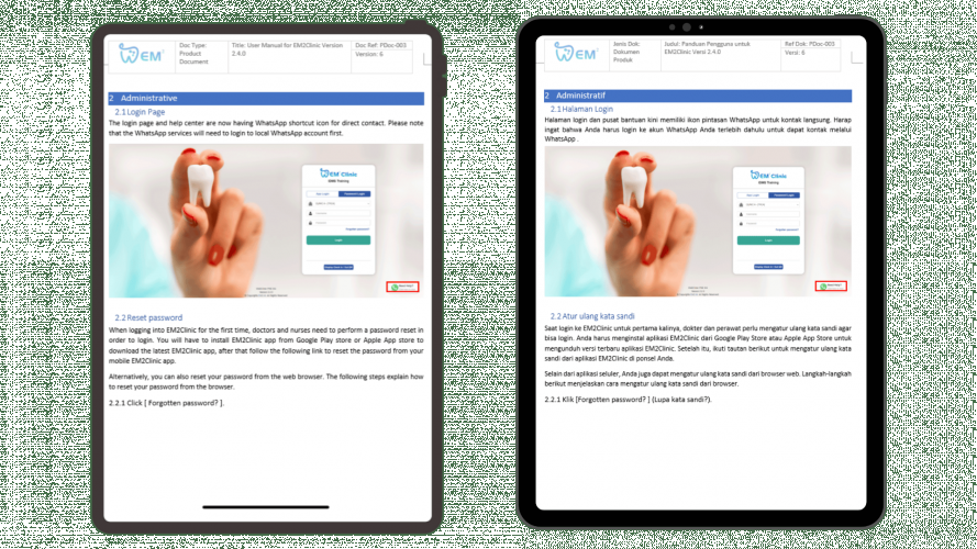 Portfolio of Medical Devices Translation Projects - EM2AI screenshot 1