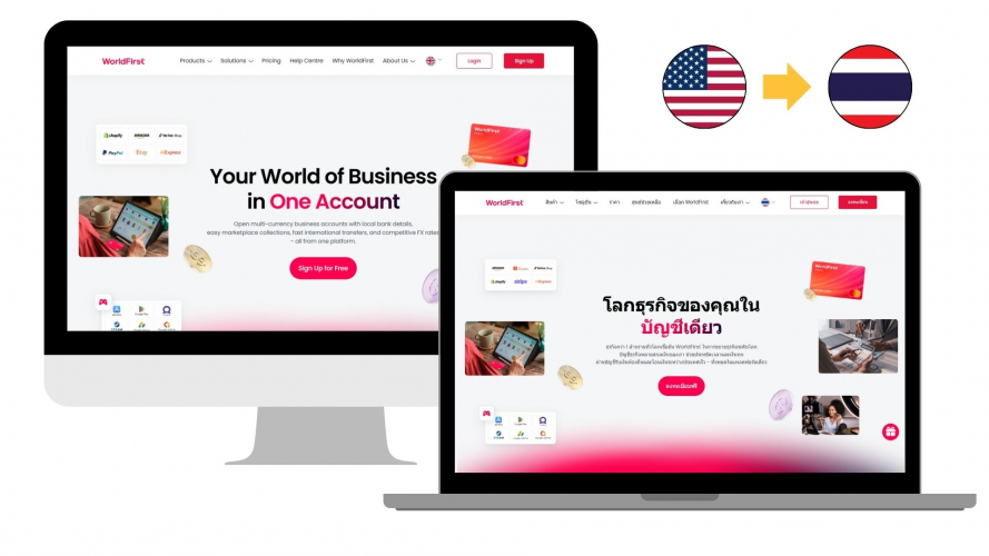 Portfolio of Financial Services Translation Projects - World First Asia screenshot 3