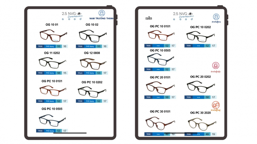 Portfolio of Retail Translation Projects - EssilorLuxottica screenshot 1
