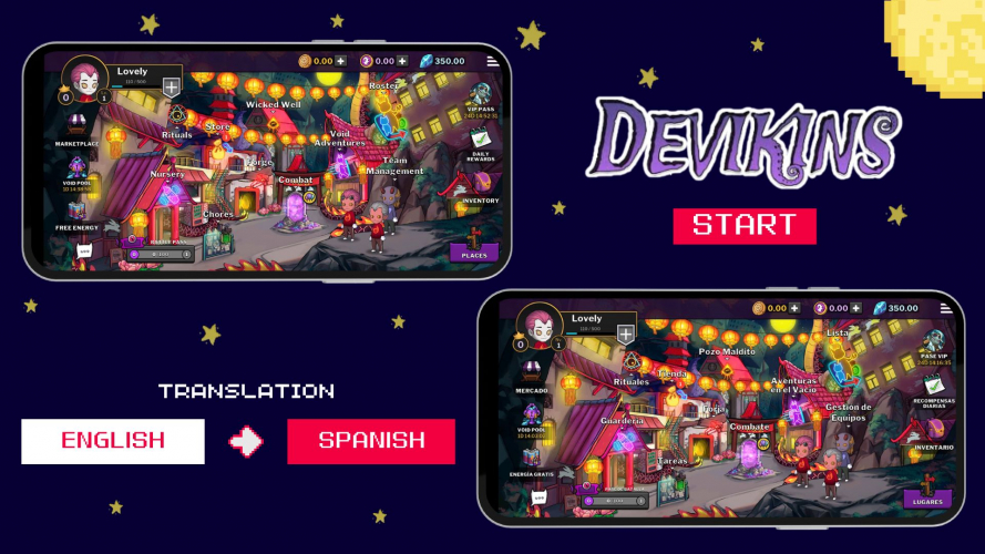 Portfolio of Gaming Translation Projects - MoonLabs screenshot 2