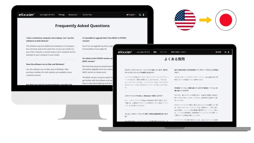 Portfolio of Crypto Translation Projects - Elixxier Software GmbH screenshot 2