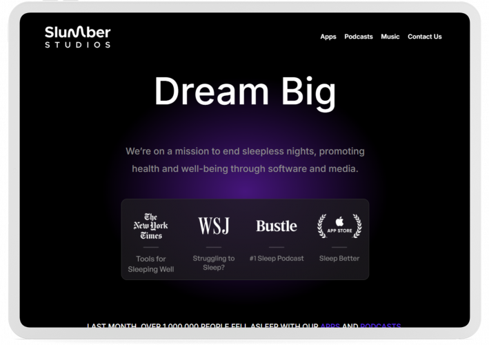 Portfolio of Software Translation Projects - Slumber Studios  screenshot 1