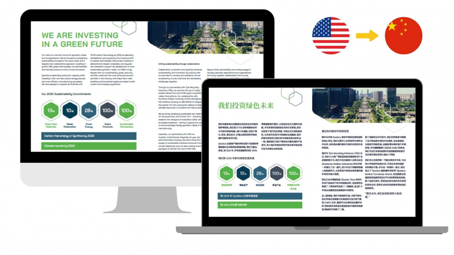 Portfolio of Chemical Translation Projects - Synthos Group screenshot 1