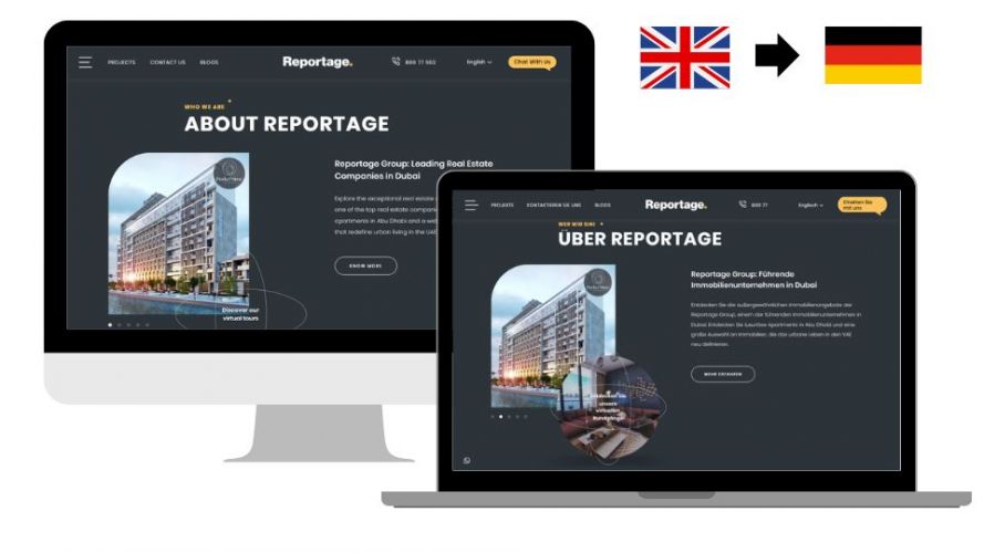 Portfolio of Construction & Real Estate Translation Projects - Reportage Properities  screenshot 5