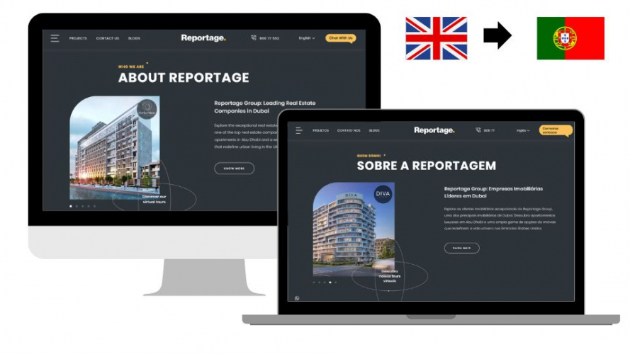 Portfolio of Construction & Real Estate Translation Projects - Reportage Properities  screenshot 2