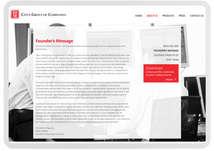 Portfolio of Energy Translation Projects - Citus Group of Companies screenshot 1