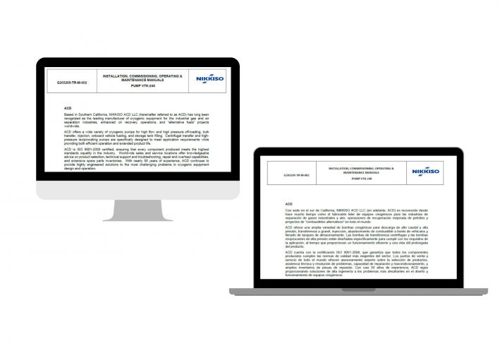 Portfolio of Mechanical Translation Projects - Nikkiso ACD screenshot 1