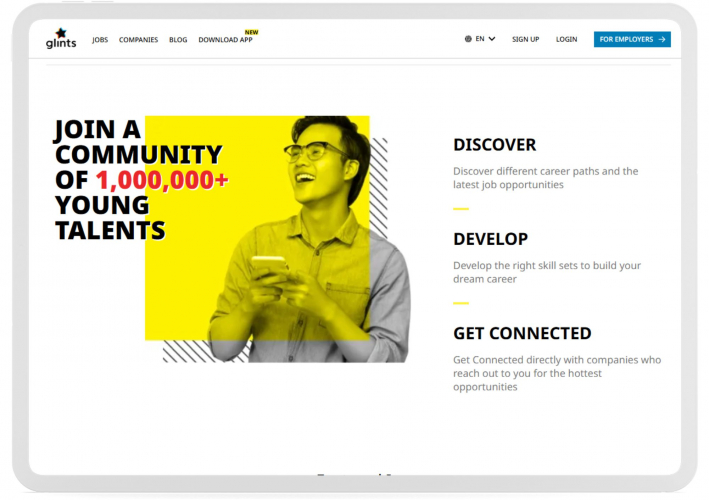 Portfolio of Advertising Translation Projects - Glints screenshot 1