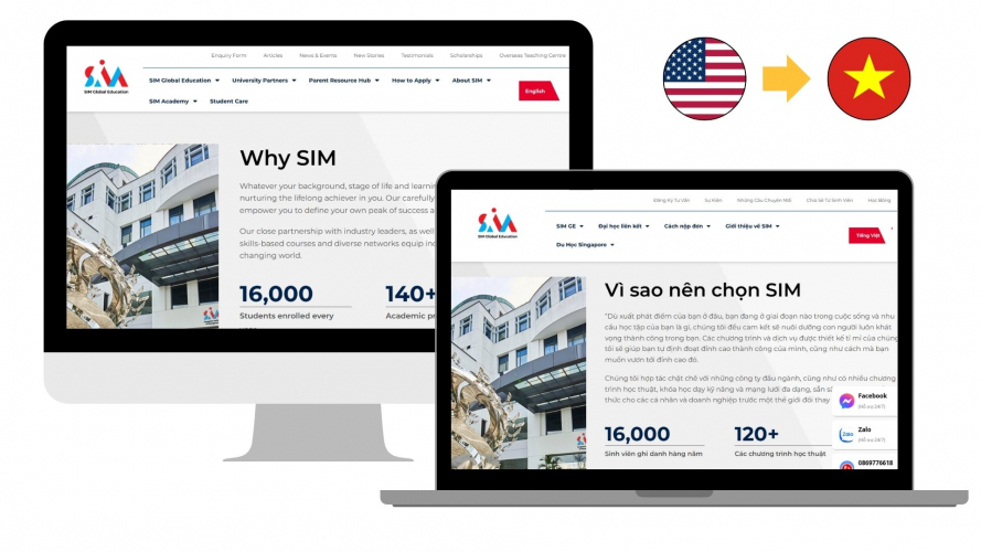 Portfolio of Education Translation Projects - Singapore Institute of Management  screenshot 3