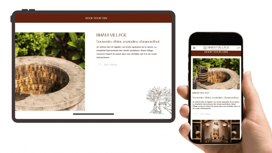 Portfolio of Travel & Hospitality Translation Projects - Nham Village Resort screenshot 1