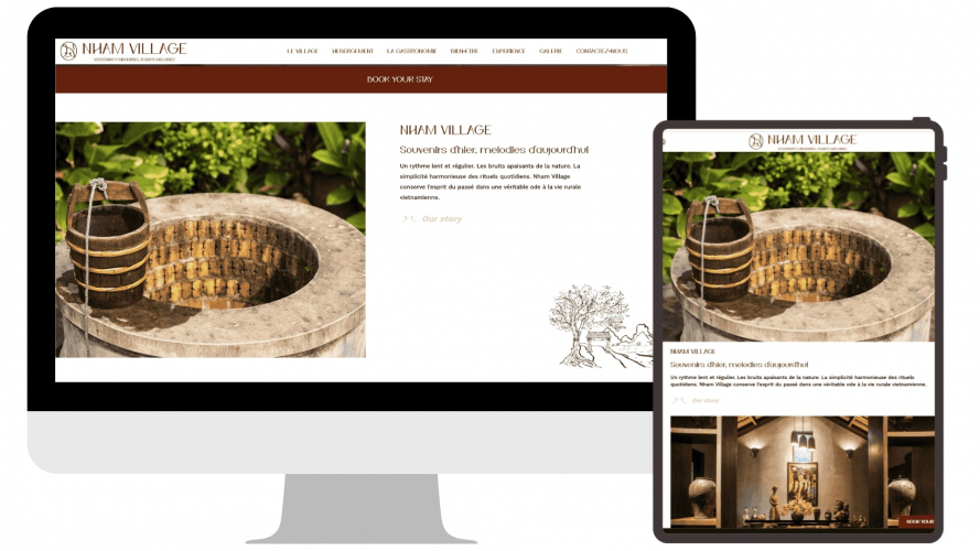 Portfolio of Travel & Hospitality Translation Projects - Nham Village Resort screenshot 3