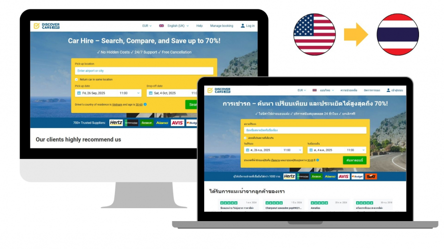 Portfolio of Transportation & Logistics Translation Projects - DiscoverCars screenshot 4