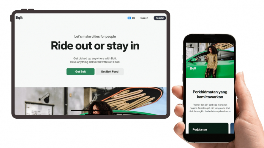 Portfolio of Transportation & Logistics Translation Projects - Bolt screenshot 1