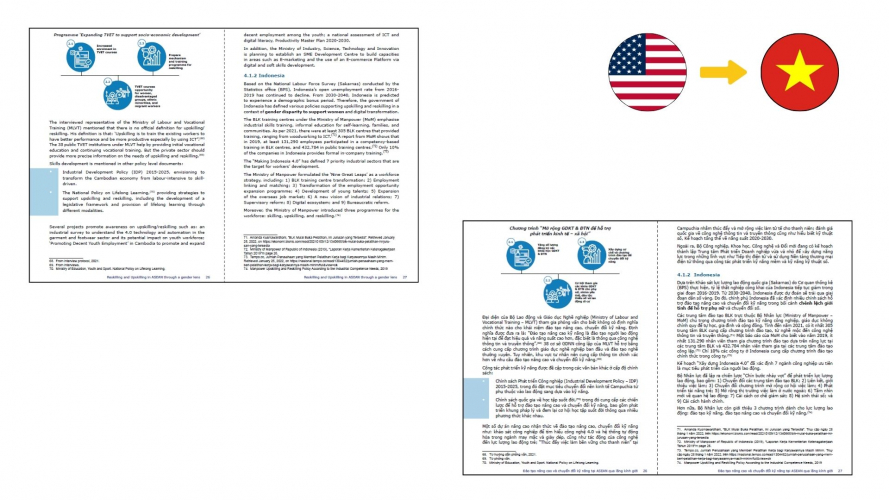 Portfolio of NGO & International Organizations Translation Projects - GIZ screenshot 1