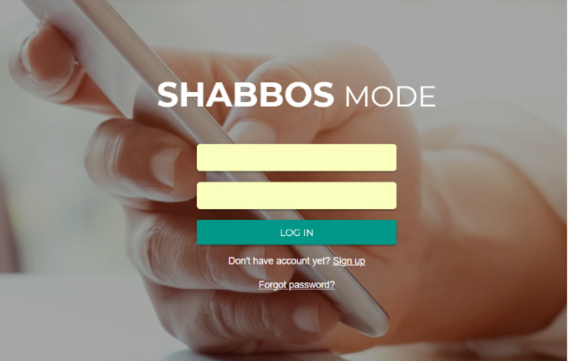 Shabbos mode screenshot 1