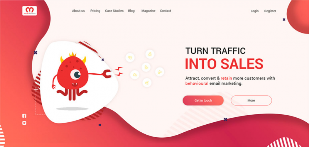 SEO&SMM Studio website UI/UX screenshot 2
