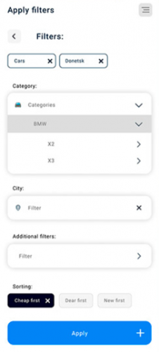 InStore Mobile application UI/UX screenshot 2