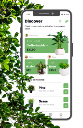 Soft Green UI/UX screenshot 4