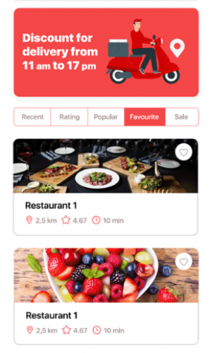 Ahmedabad Eats Mobile App UI/UX screenshot 1