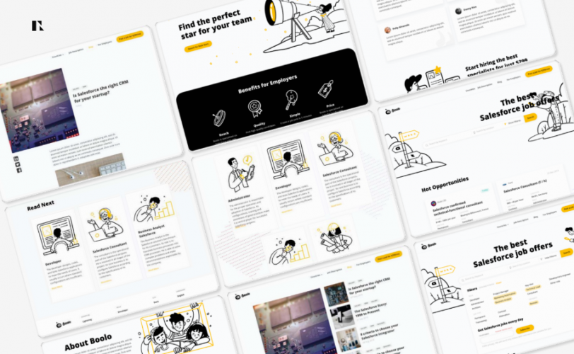 Boolo UI/UX Design screenshot 1