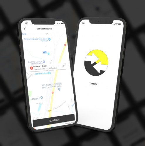 TAXYKEY Mobile App UI/UX Design screenshot 1