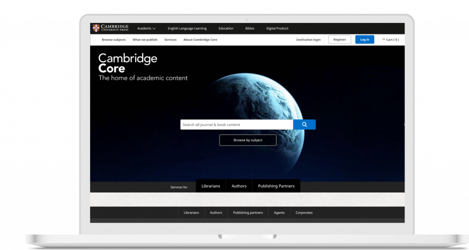 Cambridge University Press screenshot 2