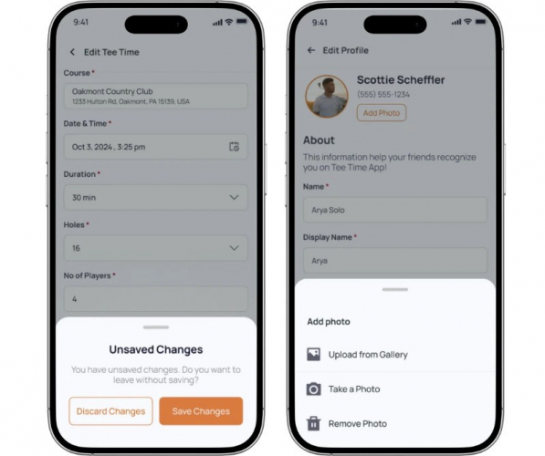 Tee Time: Social Golf App for Effortless Game Scheduling and Connection screenshot 3