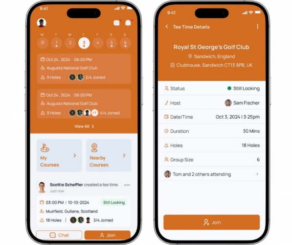 Tee Time: Social Golf App for Effortless Game Scheduling and Connection screenshot 4