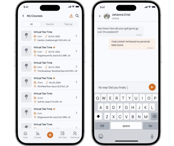 Tee Time: Social Golf App for Effortless Game Scheduling and Connection screenshot 2