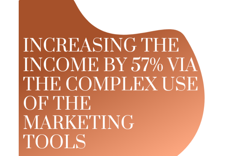 Increasing the income by 57% via the complex use of the marketing tools screenshot 1