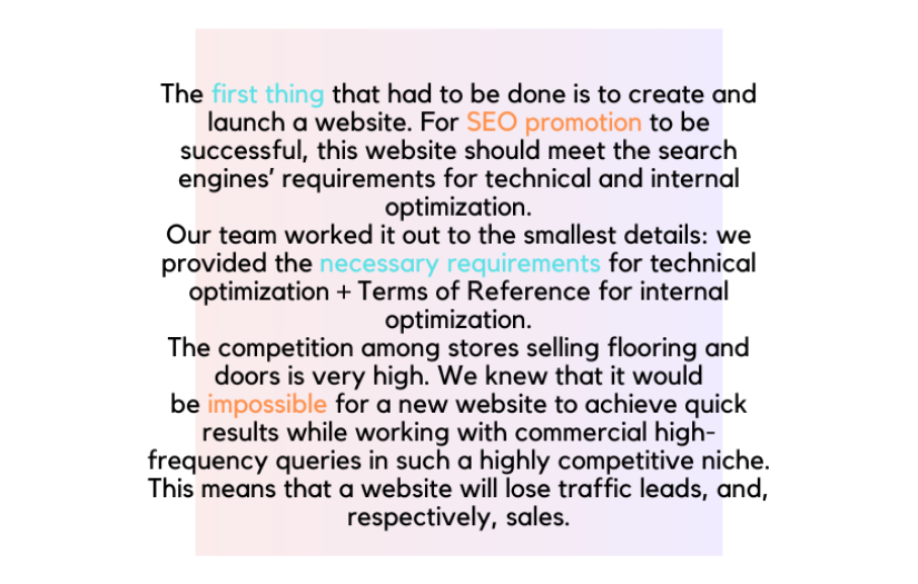 How We Used Content Marketing To Help Online Store Of Doors And Flooring Boost Sales screenshot 5