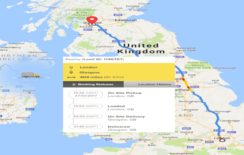 The busiest courier SaaS platform for the logistics industry screenshot 2