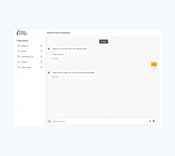 Cribzzzz AI Assistant screenshot 1