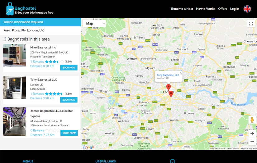 Baghostel screenshot 1