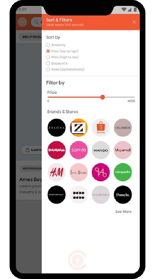AI based ecommerce app screenshot 7