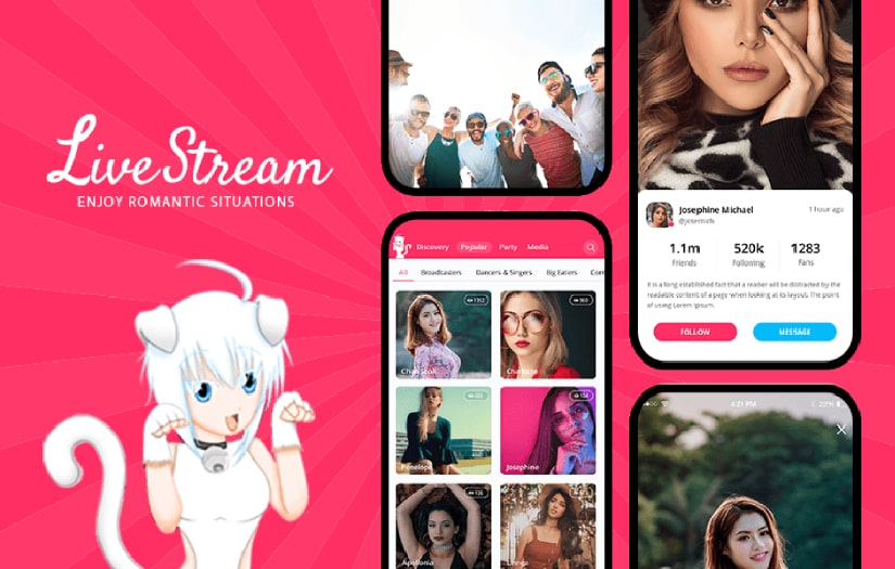 LIVE Streaming application screenshot 1