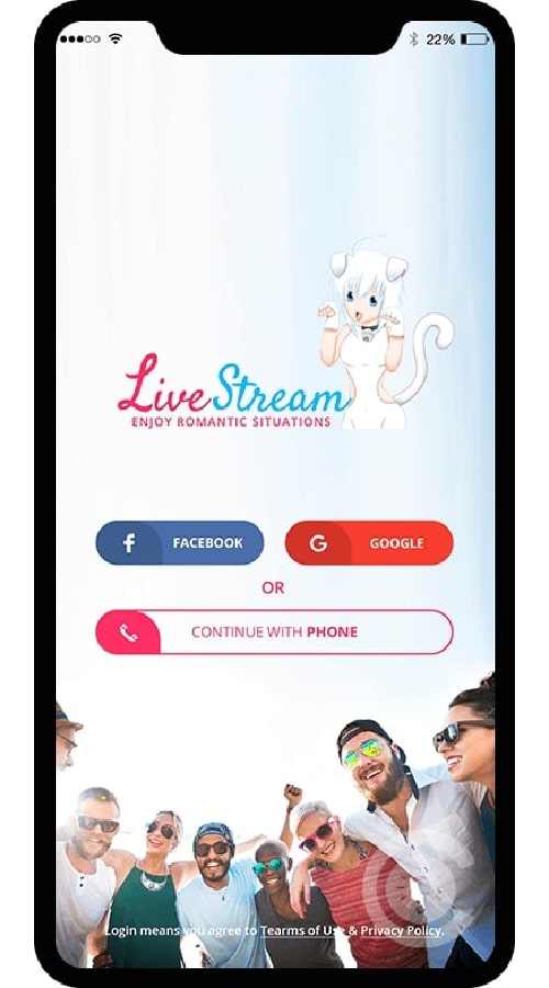 LIVE Streaming application screenshot 2