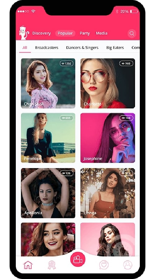 LIVE Streaming application screenshot 4