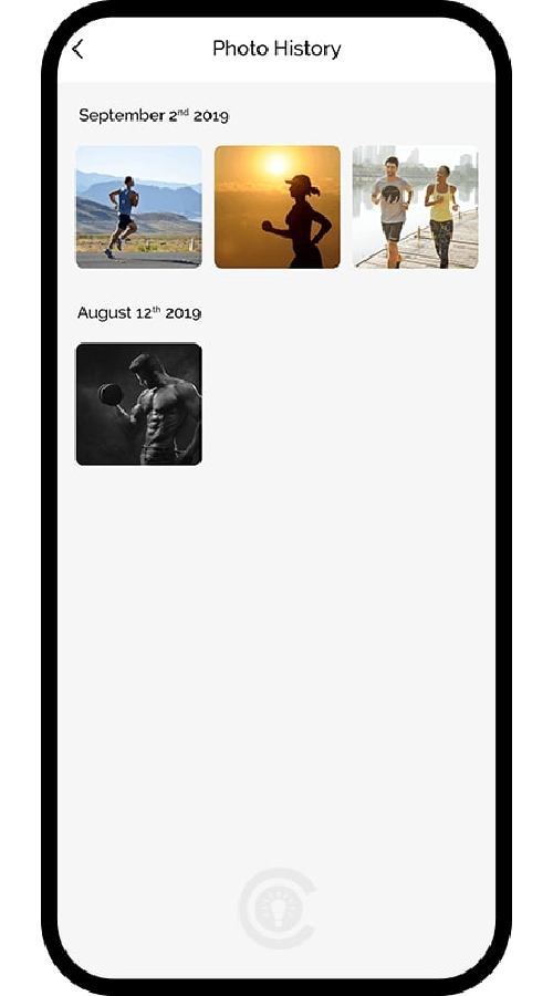 App for fitness/body measurements recording screenshot 10