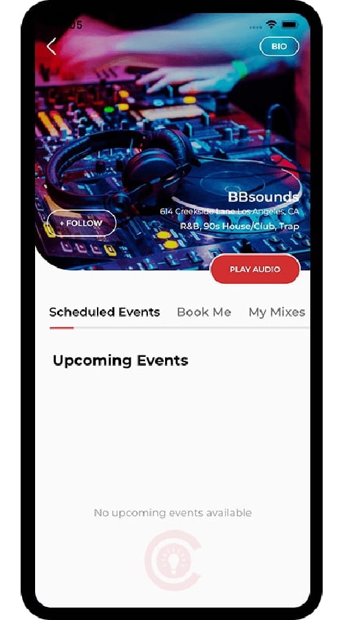 LIVE DJ Concerts App Development | Concetto Labs screenshot 6