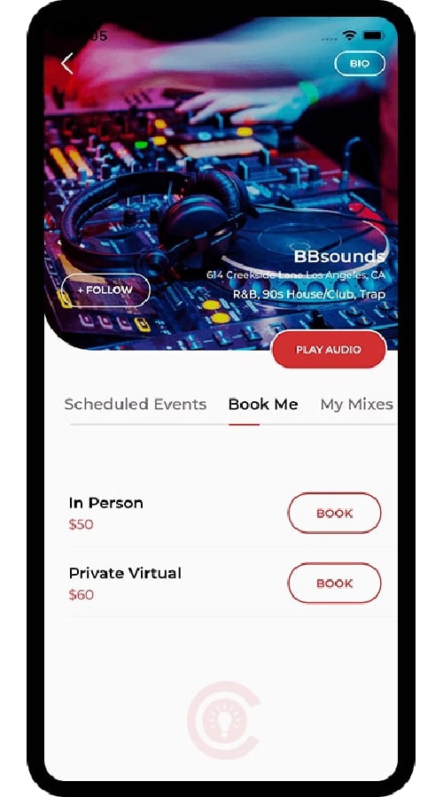 LIVE DJ Concerts App Development | Concetto Labs screenshot 7