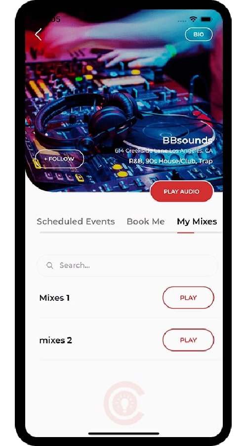 LIVE DJ Concerts App Development | Concetto Labs screenshot 8