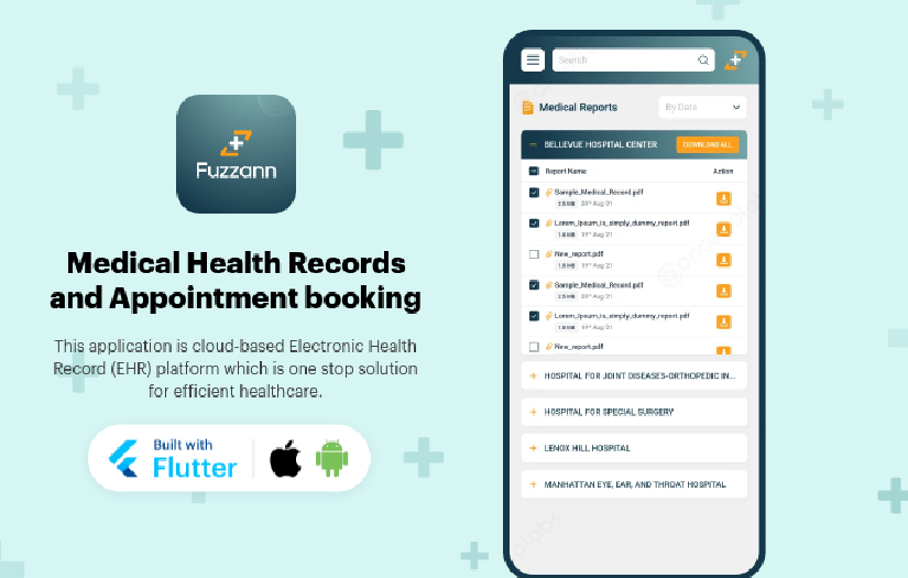 Medical Health Records and Appointment Booking App screenshot 1