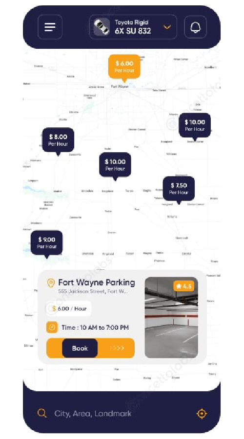 Online Vehicles Booking System | Parking Booking App screenshot 3