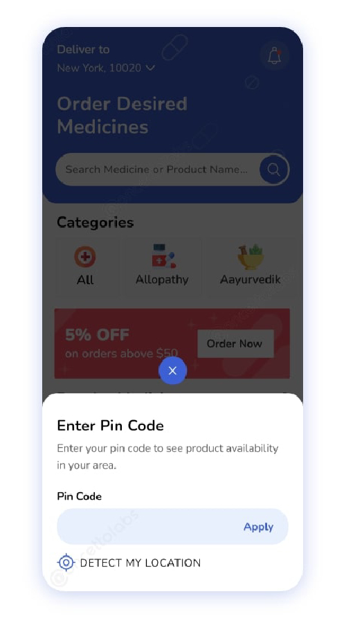 Medz Home an On Demand Medicine Delivery App Case Studies screenshot 8
