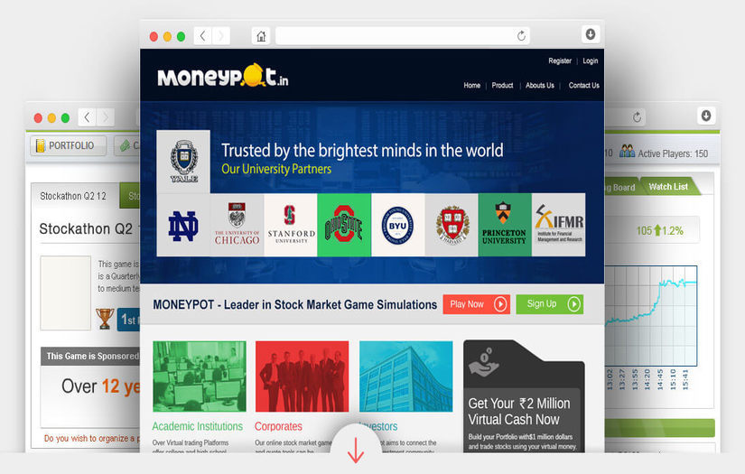 Virtual Stock Simulation Platform screenshot 1