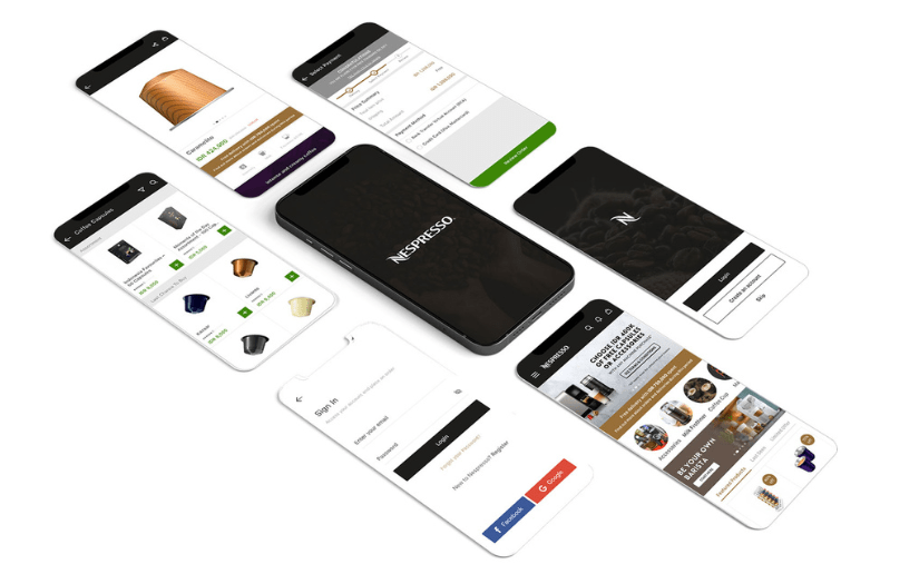 Nespresso screenshot 1